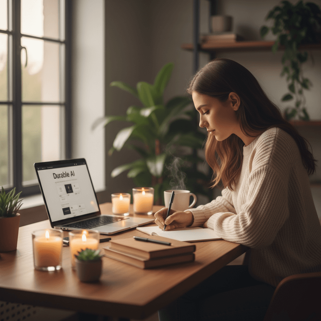 Team member working on customer success tasks at home office desk